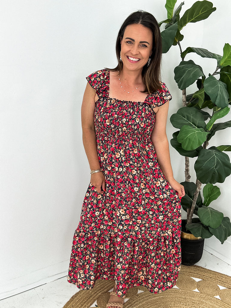 Midsummer Florals Maxi Dress