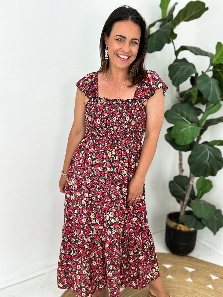 Midsummer Florals Maxi Dress