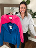 Fleece Half Zip Sweatshirt