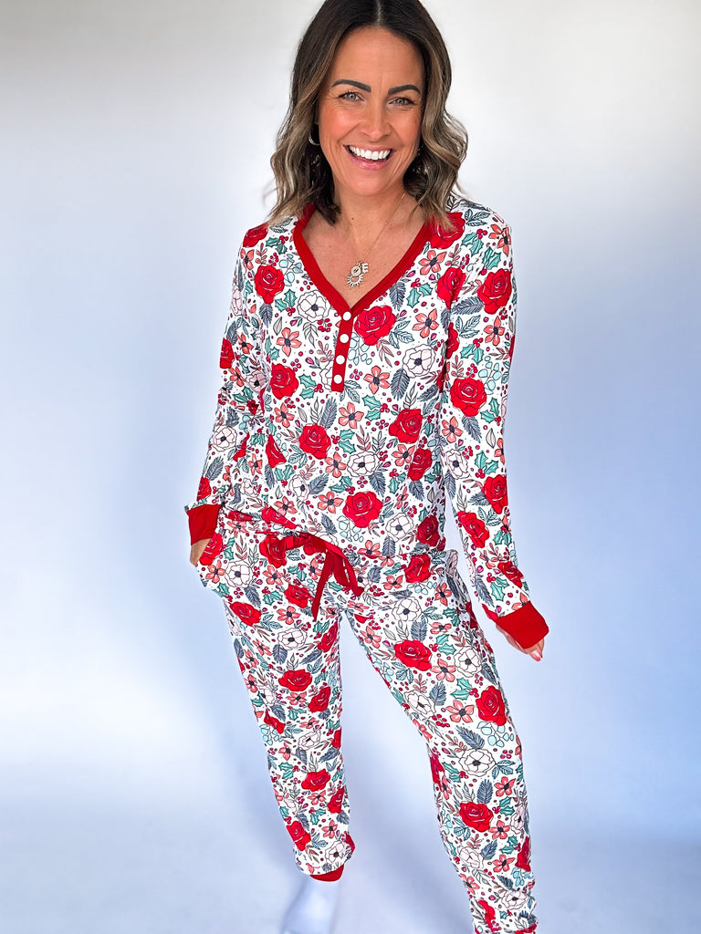 Christmas Floral Pajamas (Black Friday)