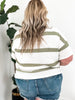 Curvy Calming Stripes Top