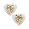 Heart and Bow Earrings