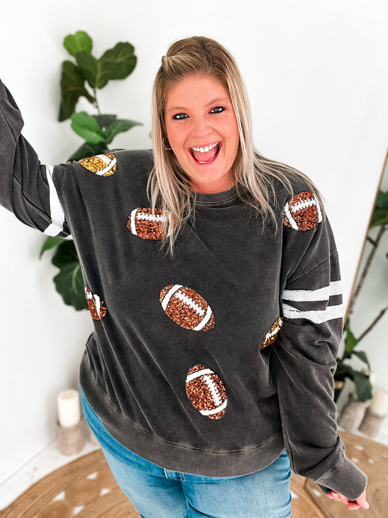 Curvy Football Season Top