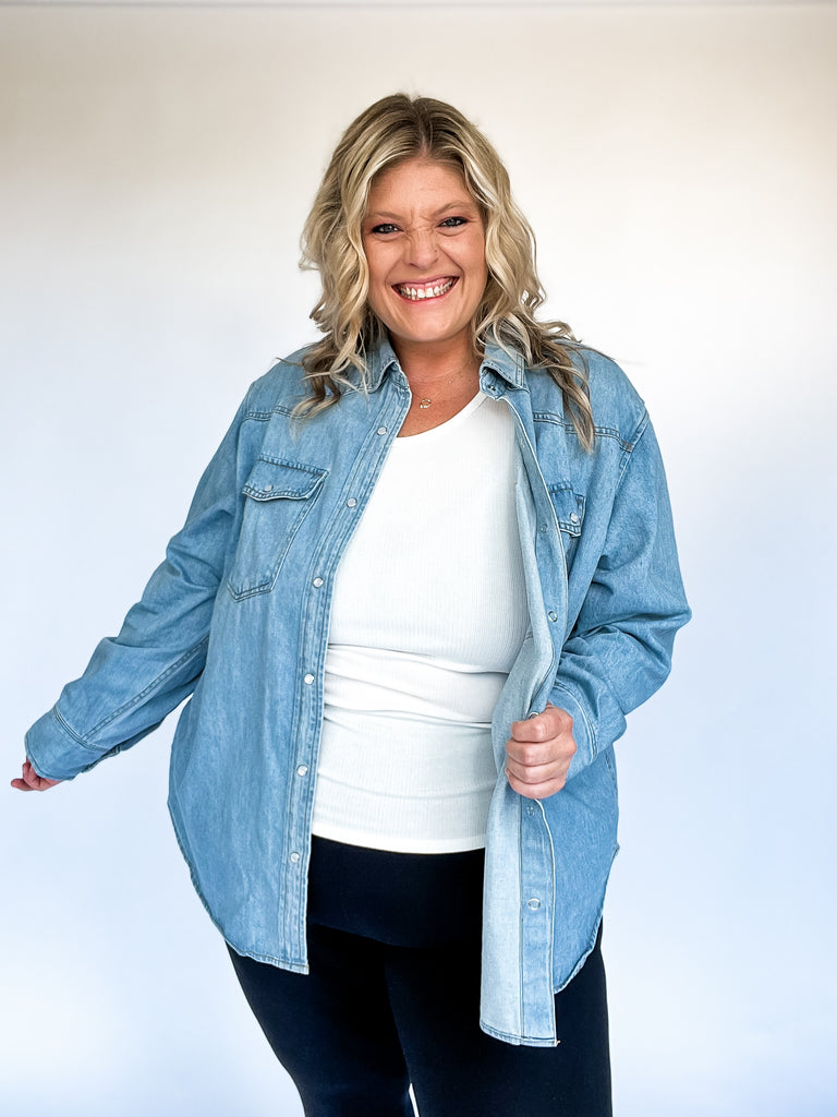 Curvy Rockstar Denim Jacket