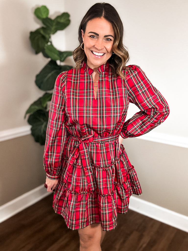 Cheery Plaid Dress