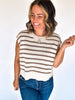 The Simply Striped Knit Top