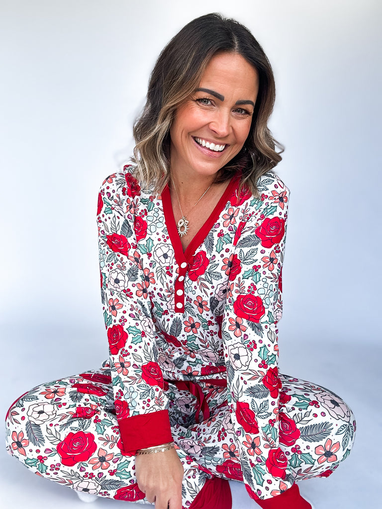 Christmas Floral Pajamas (Black Friday)