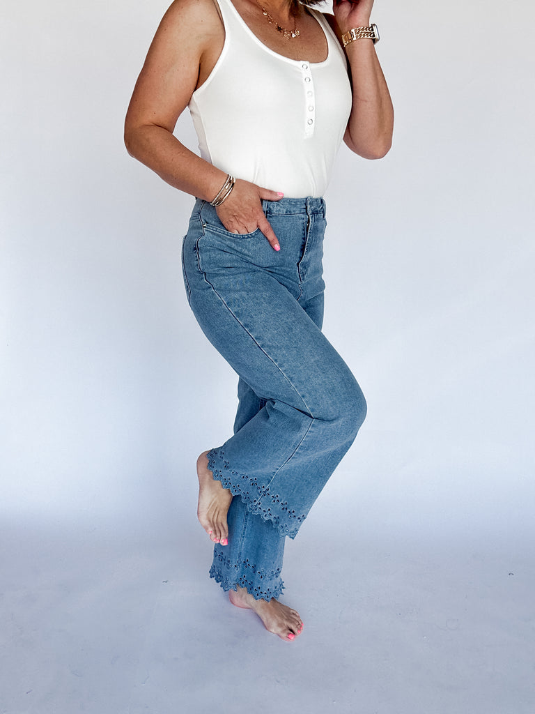 Charmingly You Denim Pants