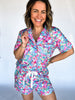 Spring Floral Short Pajamas