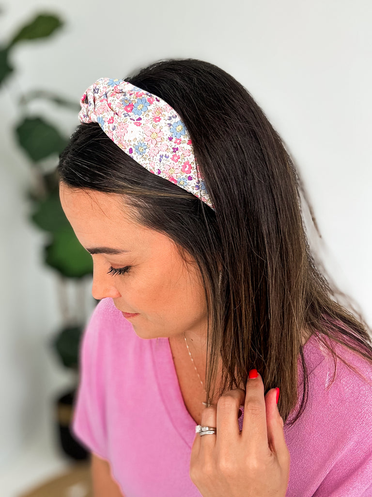 Pink Florals Headband