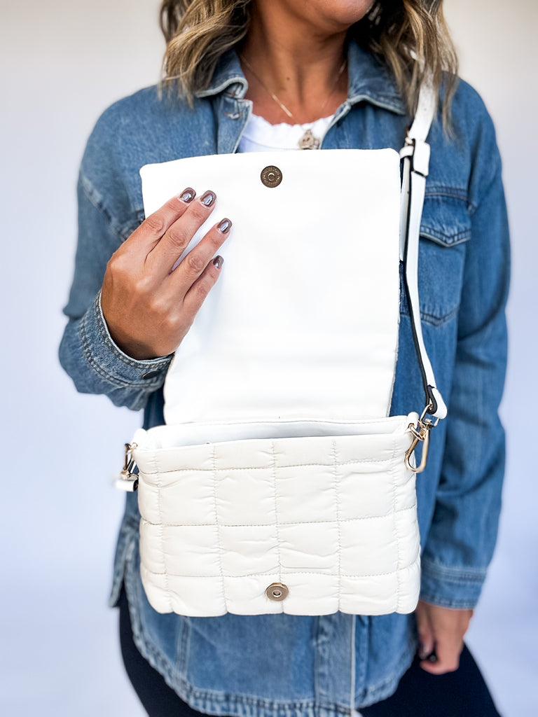 The Tegan Quilted Crossbody