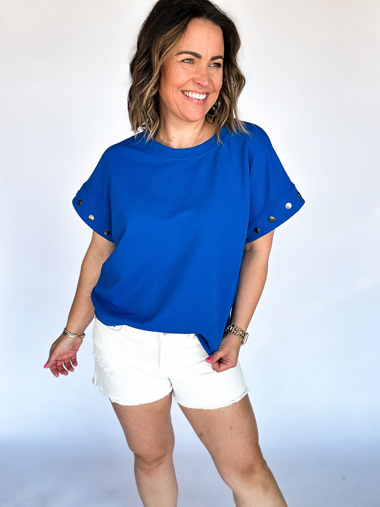 Charming Blues Top