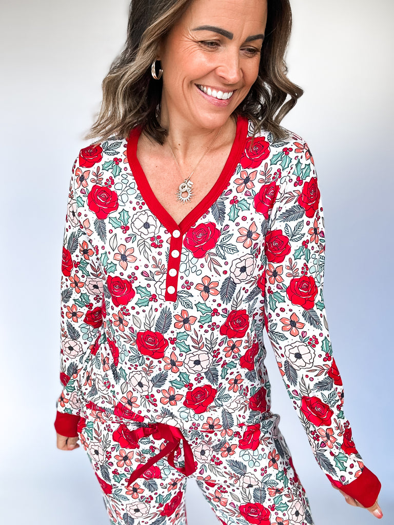 Christmas Floral Pajamas (Black Friday)