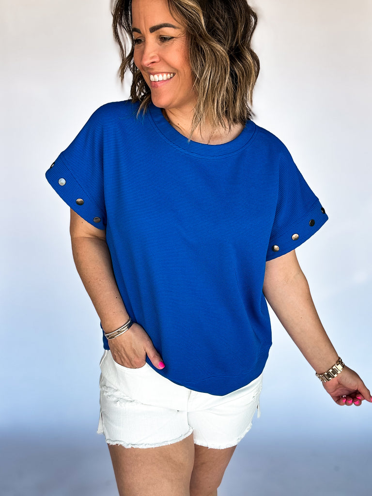 Charming Blues Top