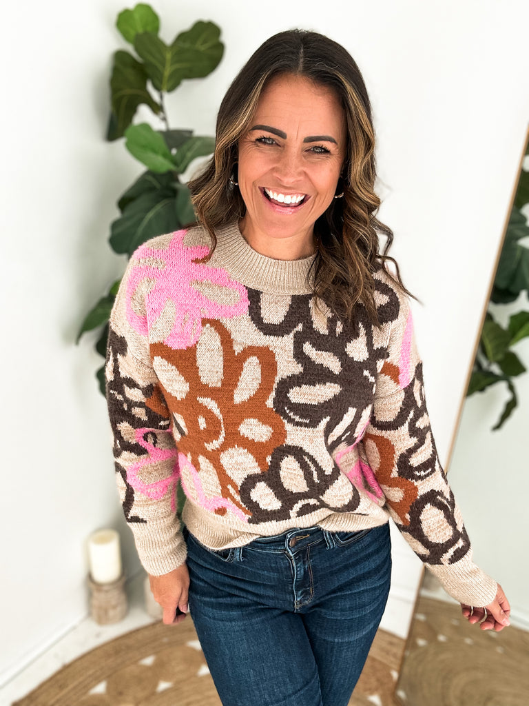 Trending Floral Sweater