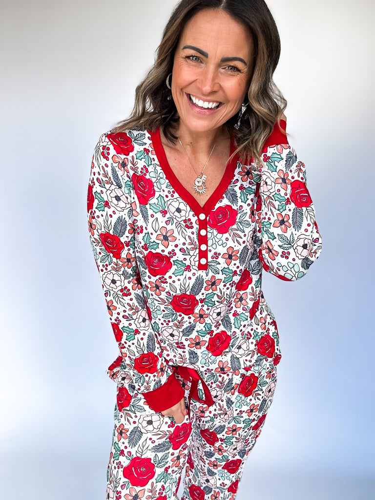 Christmas Floral Pajamas (Black Friday)