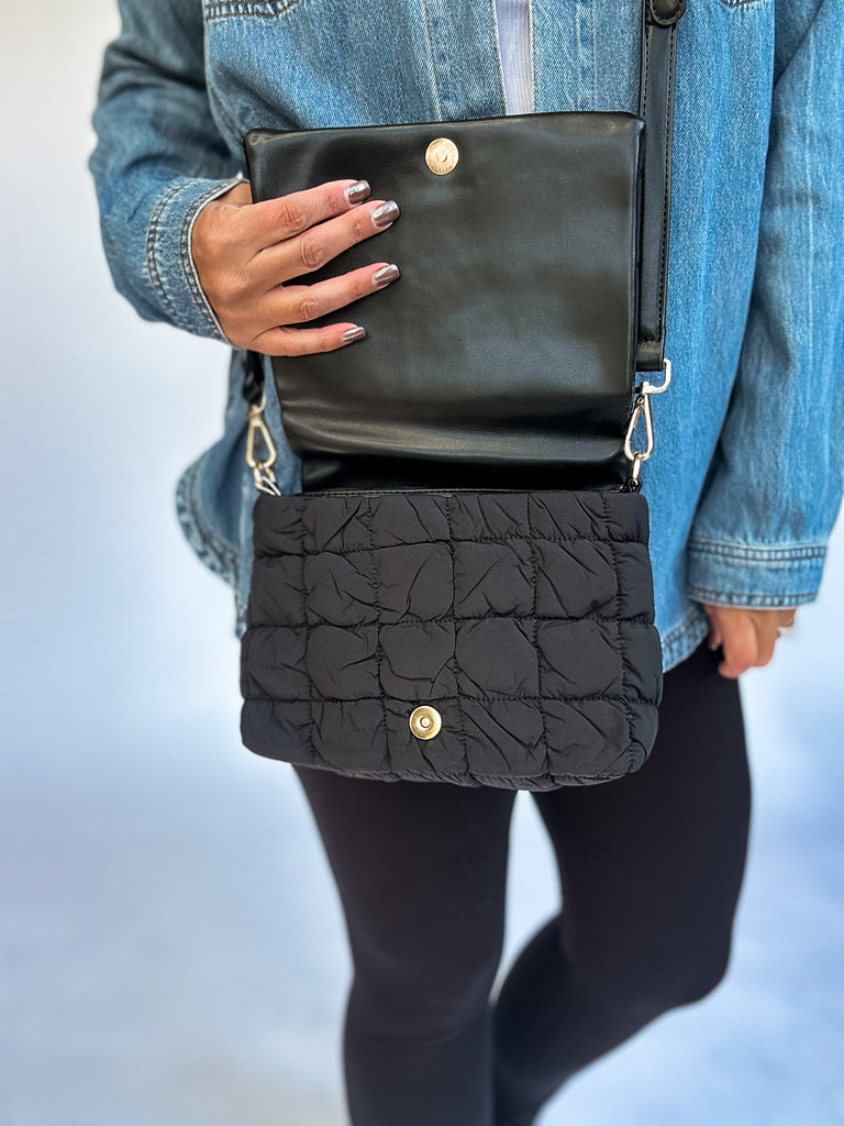 The Tegan Quilted Crossbody