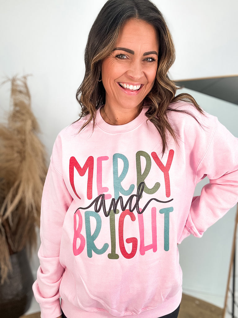 Merry and Bright Sweatshirt (Black Friday)