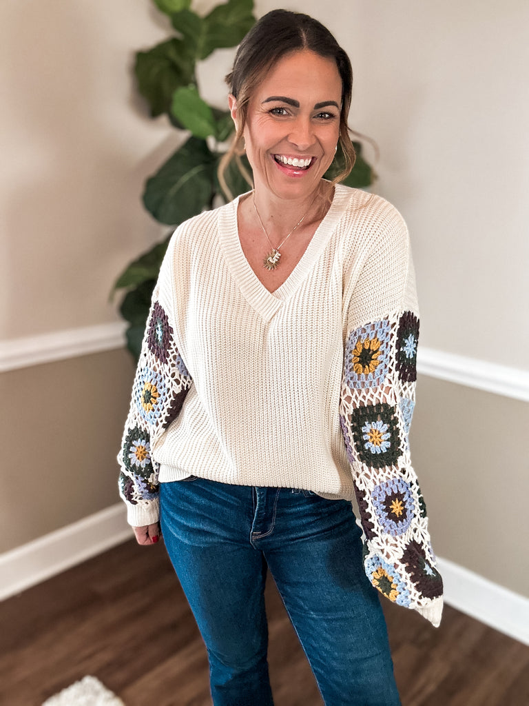 The Crochet Patchwork Sweater