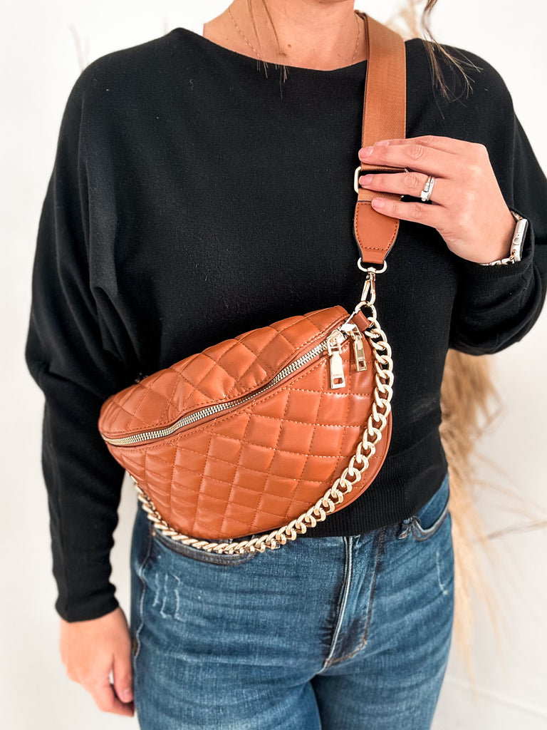 The Lyla Quilted Crossbody