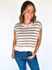 The Simply Striped Knit Top