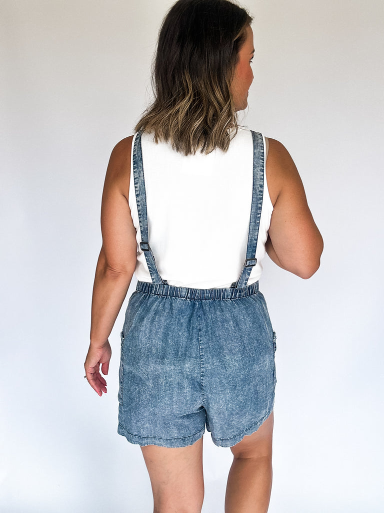 Denim Casual Romper