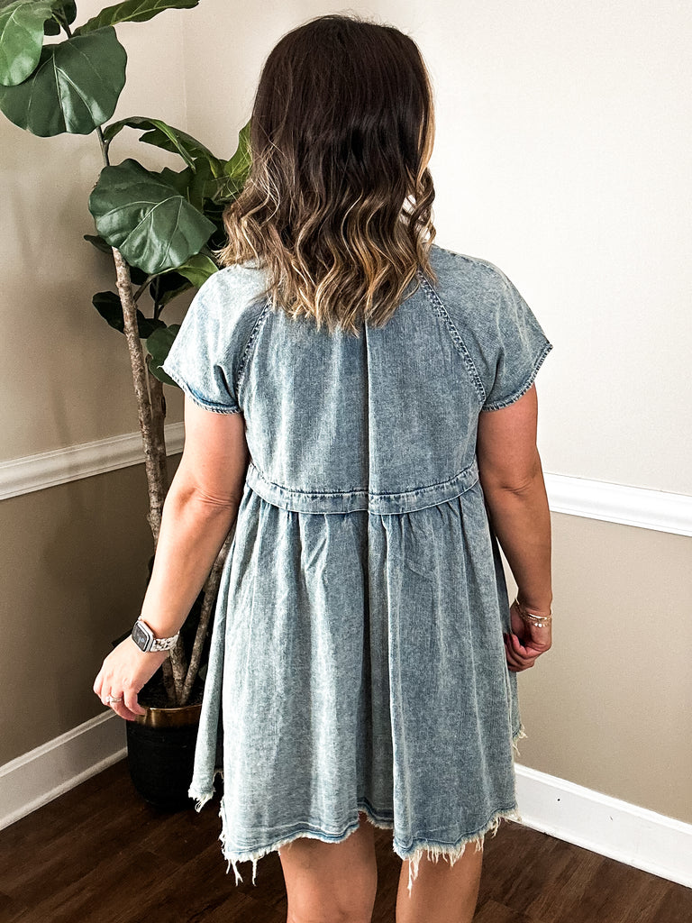 Flirty Denim Dress