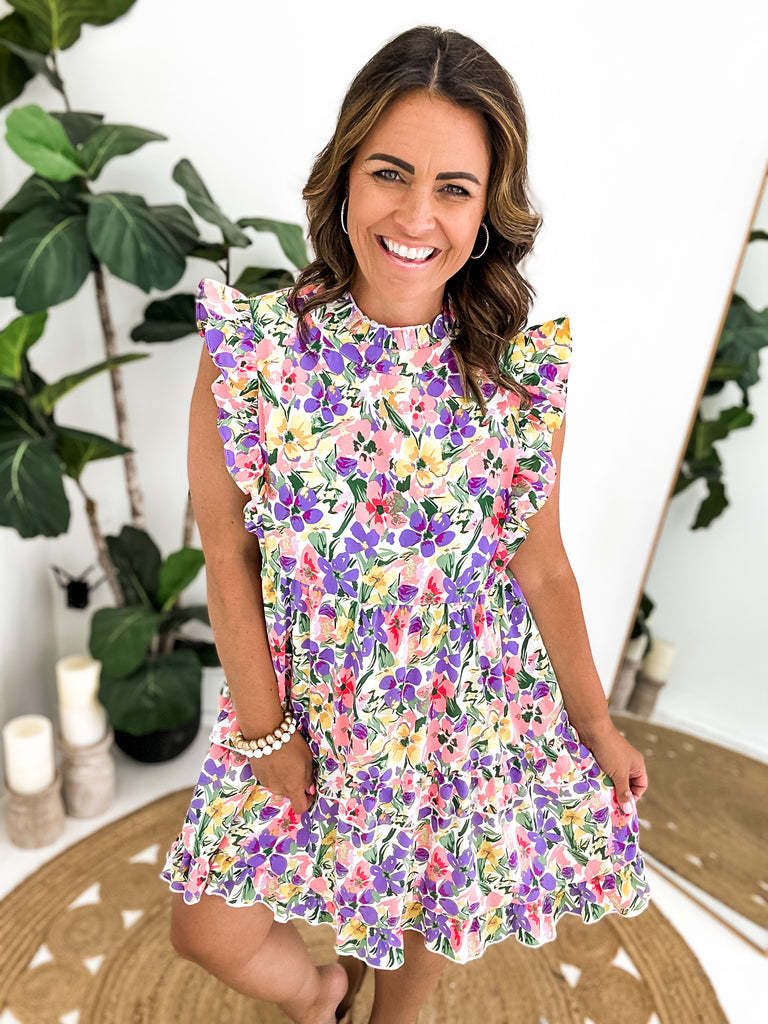 Lavender Garden Dress