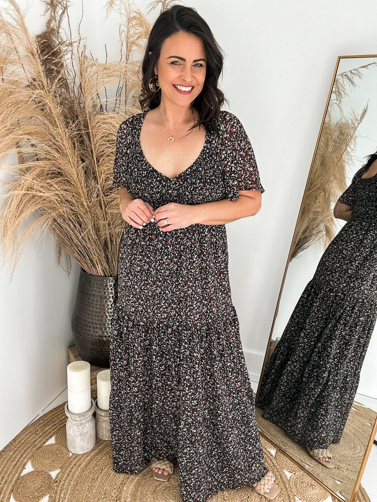 Dark Florals Dress