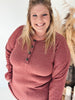 Curvy Mauve Talkin' Sweater