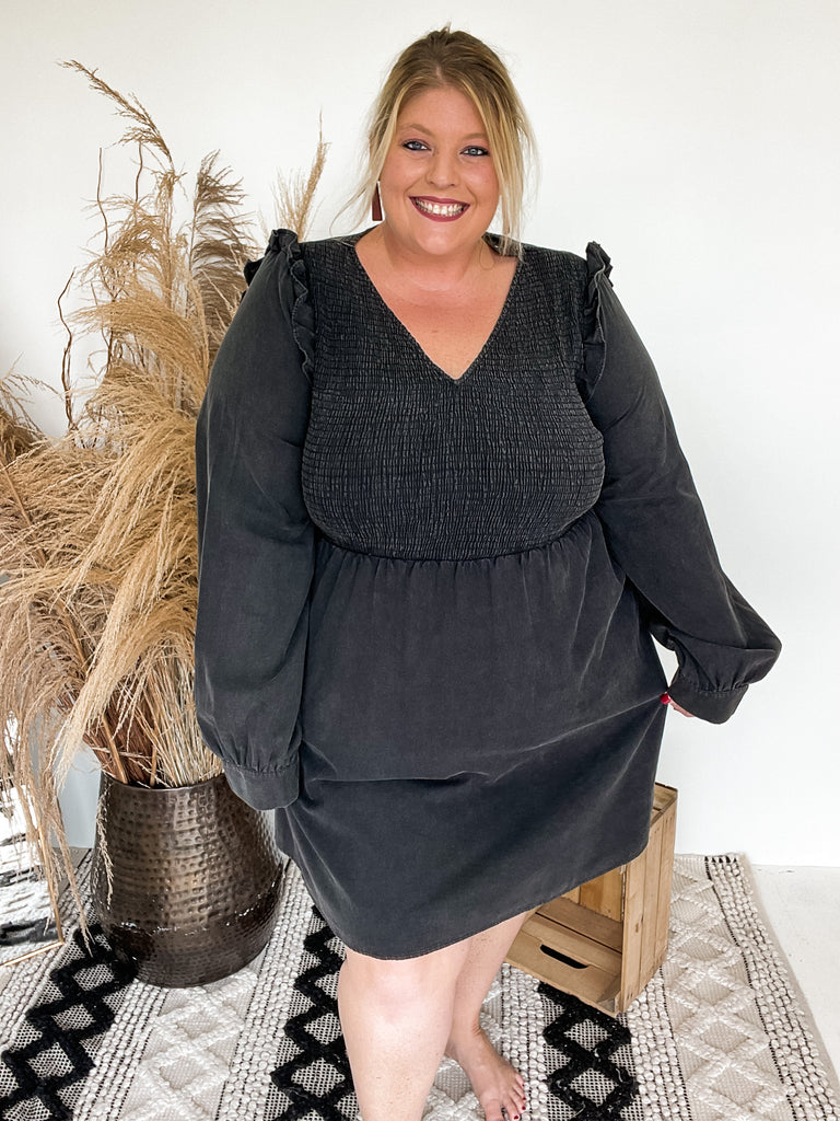 Curvy Draped in Style Dress