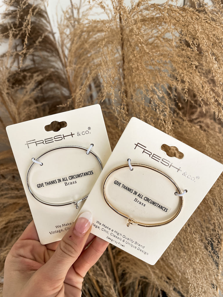 Give Thanks Bracelet