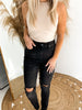 The Acid Wash Black Jeans