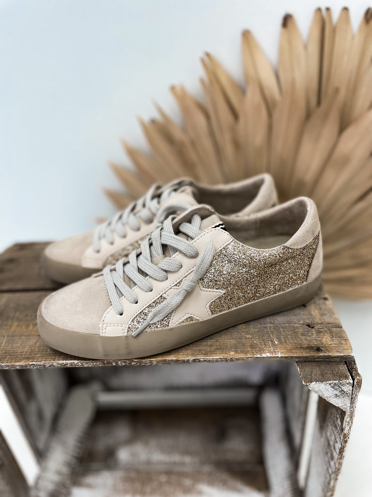 The Paris Gold Bling Sneakers